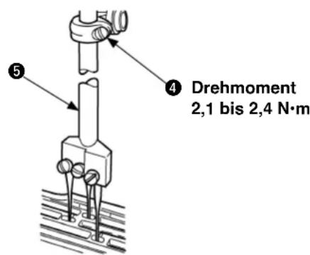 ⑤ ④ Drehmoment 2,1 bis 2,4 N·m