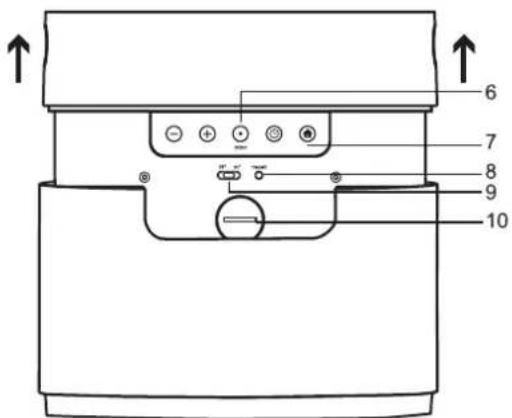 OREGON SCIENTIFIC DuoScents WA328 - REAR VIEW - 1