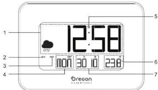 OREGON SCIENTIFIC Glaze JW208 - Vorderansicht - 1