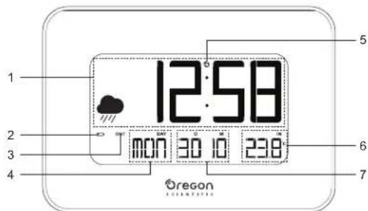 OREGON SCIENTIFIC Glaze JW208 - 前视图 - 1
