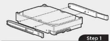 CORSAIR Carbide 88R - Installing HDDs - 1