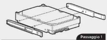 CORSAIR Carbide 88R - Installazione dei dischi rigidi5. Rimozione del frontale - 1