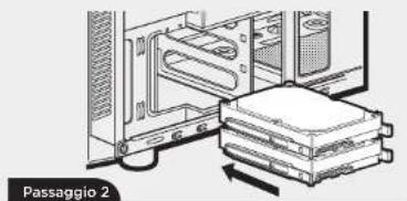 CORSAIR Carbide 88R - Installazione dei dischi rigidi5. Rimozione del frontale - 2