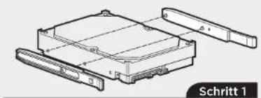 CORSAIR Carbide 88R - Installation eines HDDs5. Entfernen der Frontplatte - 1