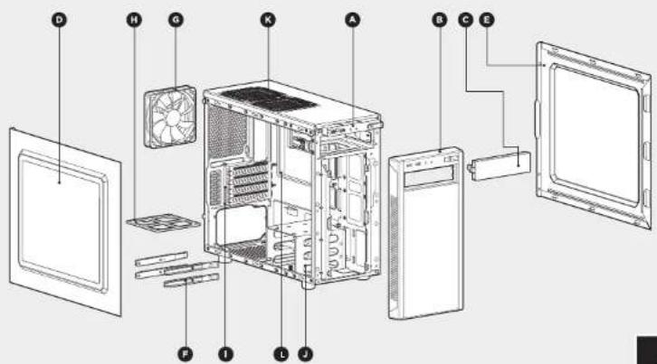 CORSAIR Carbide 88R - Case features - 1