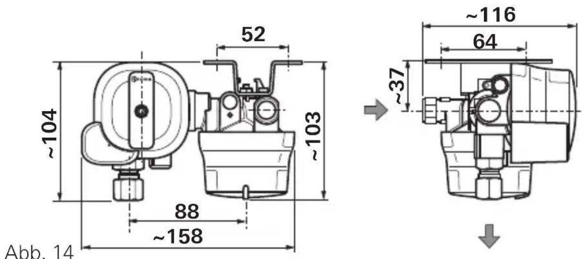TRUMA DuoControl CS - Abmessungen - 1