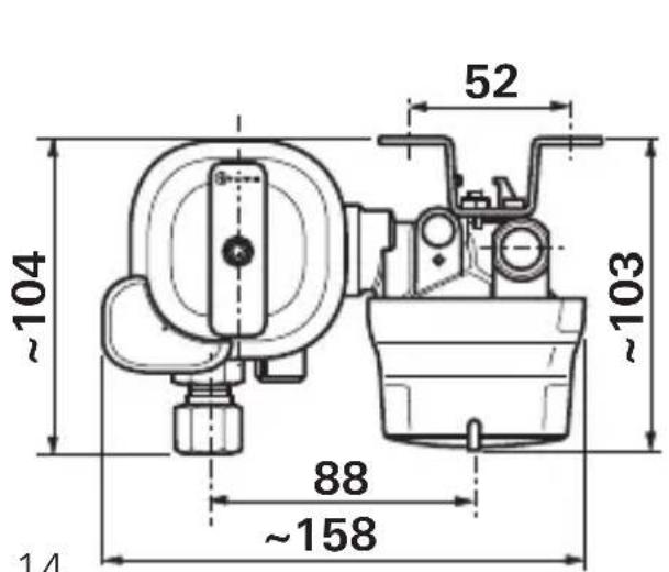 TRUMA DuoControl CS - Dimensions - 1