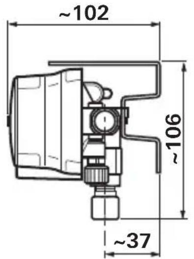 TRUMA MonoControl CS - Dimensions - 1