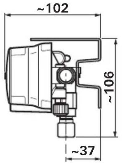 TRUMA MonoControl CS - Abmessungen - 1