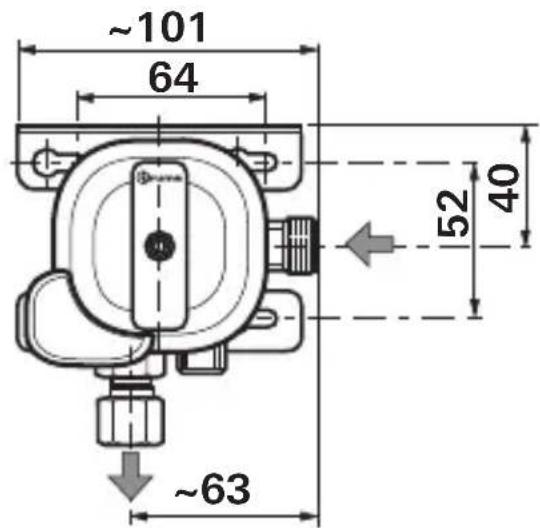 TRUMA MonoControl CS - Dimensions - 2