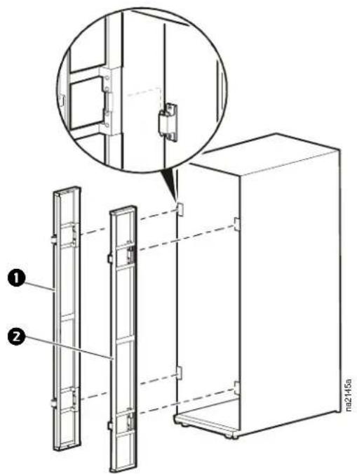 APC NetShelter ACCS1001 - Rack Air Containment Rear Assembly for 42-U 600-mm Wide NetShelter® SX/InfraStruXure™ InRow RP (ACCS1001)—Installation - 3