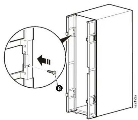 APC NetShelter ACCS1001 - Rack Air Containment Rear Assembly for 42-U 600-mm Wide NetShelter® SX/InfraStruXure™ InRow RP (ACCS1001)—Installation - 4