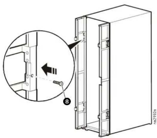 APC NetShelter ACCS1006 - Rack Air Containment Rear Assembly for 42-U 750-mm Wide NetShelter® SX (ACCS1006)—Installation - 4