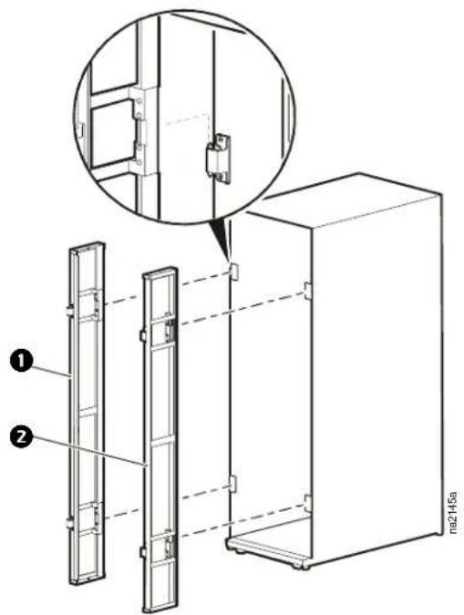 APC NetShelter ACCS1006 - Rack Air Containment Rear Assembly for 42-U 750-mm Wide NetShelter® SX (ACCS1006)—Installation - 3