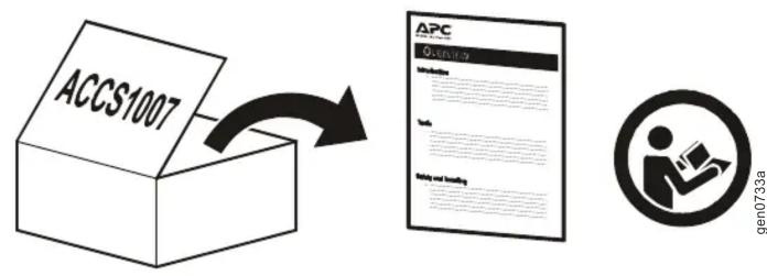 APC NetShelter ACCS1007 - ItemDescriptionQuantity - 1