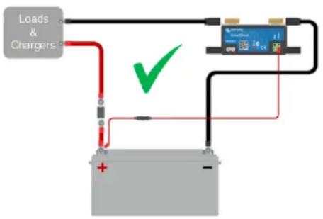VICTRON ENERGY SmartShunt - Les courants de charge et décharge sont inversés. - 1
