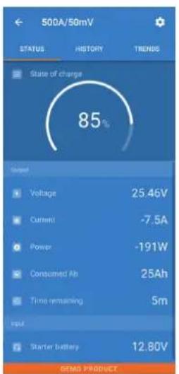 VICTRON ENERGY SmartShunt - Application VictronConnect - 1