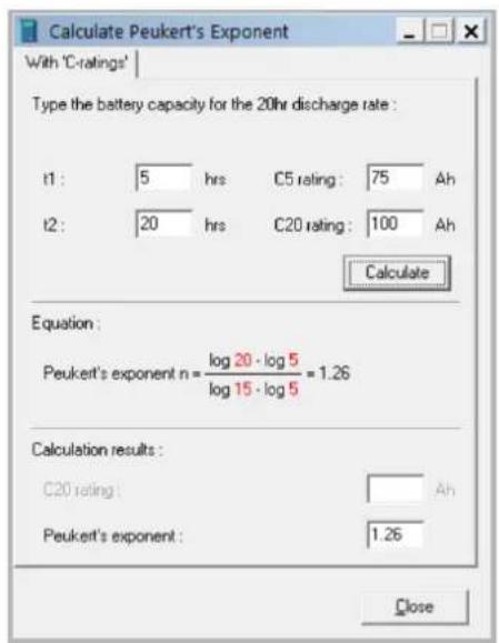 VICTRON ENERGY SmartShunt - La formule de Peukert - 1