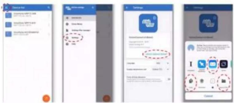 VICTRON ENERGY BMV700H - Comment créer un rapport de service VictronConnect - 1