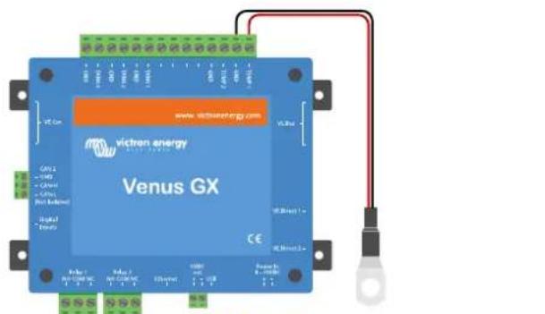 VICTRON ENERGY Venus GX - Raccordement des capteurs de température Victron câblés - 1
