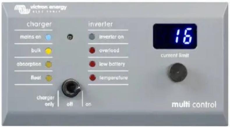 VICTRON ENERGY Digital Multi Control GX Panel - Using the Digital Multi Control GX panel - 1