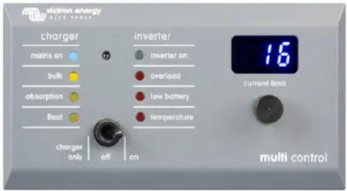 VICTRON ENERGY Digital Multi Control GX Panel - Nutzung des Digital Multi Control GX Paneels - 1