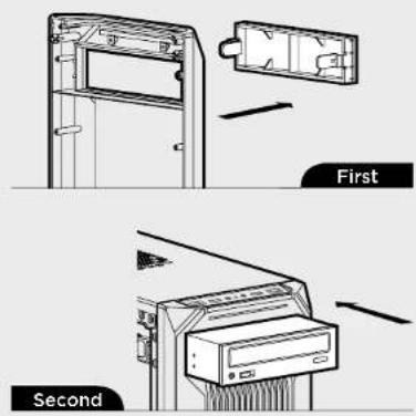CORSAIR Carbide SPECM2 - Installing an ODD (Optical Disk Drive) - 1
