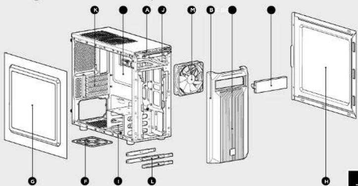 CORSAIR Carbide SPECM2 - Características del chasis - 1