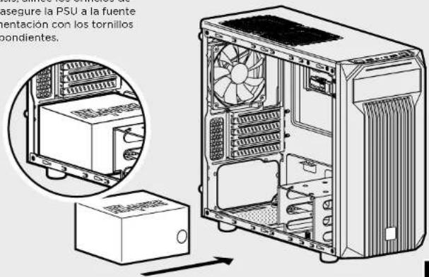 CORSAIR Carbide SPECM2 - Instalación de la fuente de alimentación - 1