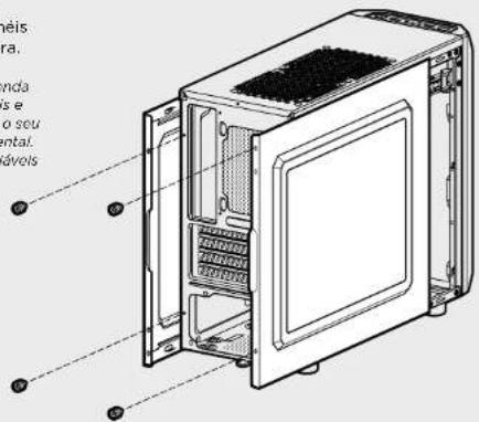 CORSAIR Carbide SPECM2 - Removendo os painéis laterais - 1