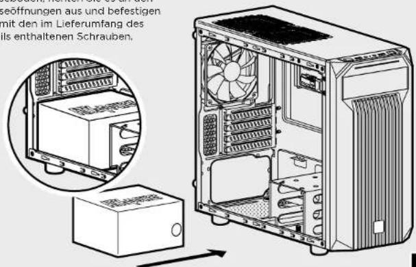 CORSAIR Carbide SPECM2 - Installation des Netzteils - 1