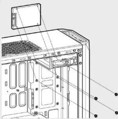CORSAIR Carbide SPECM2 - HDD の取り付け - 3