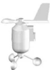 OREGON SCIENTIFIC WMR86A - SENSOR DE VENTO - 1