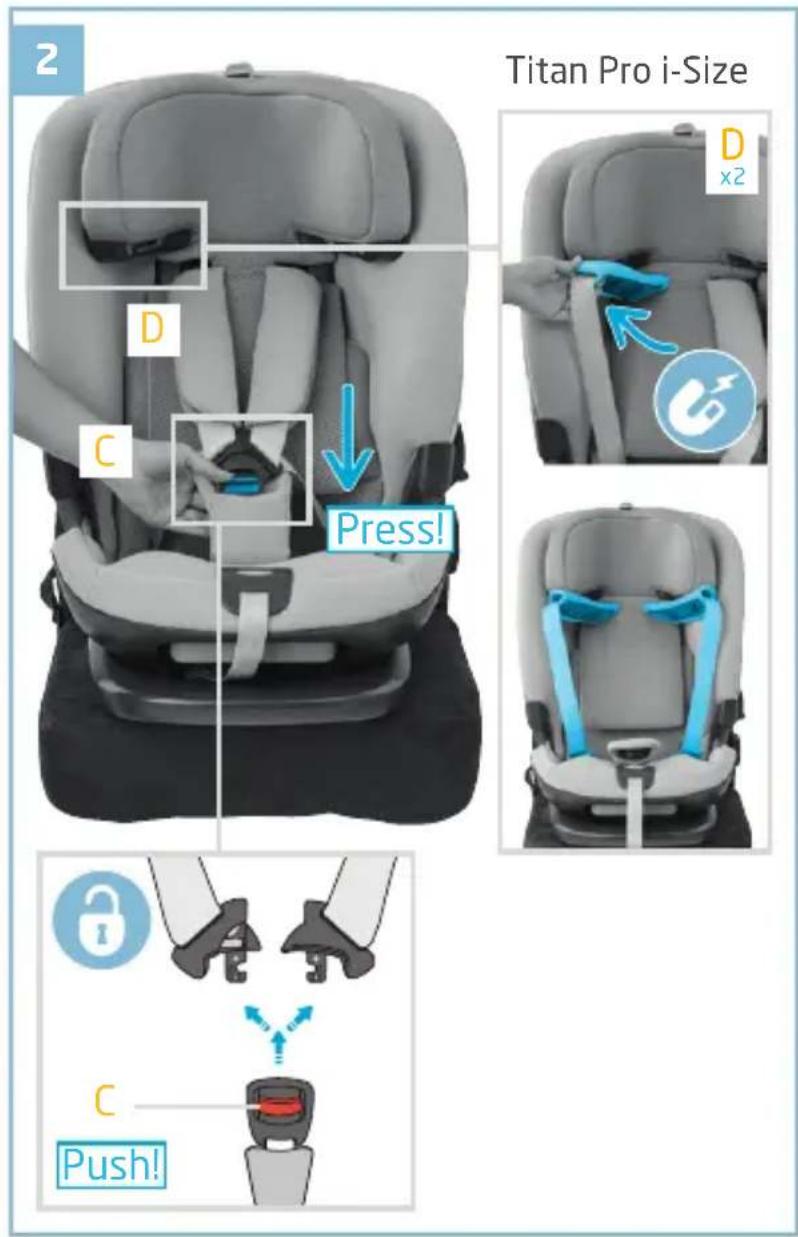 Titan Pro i-Size D C Press! D x2 C Push!