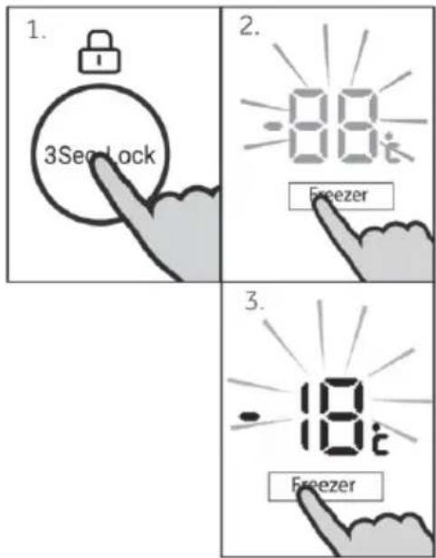 1. 3SecLock 2. 88 Freezer 3. 18 Freezer