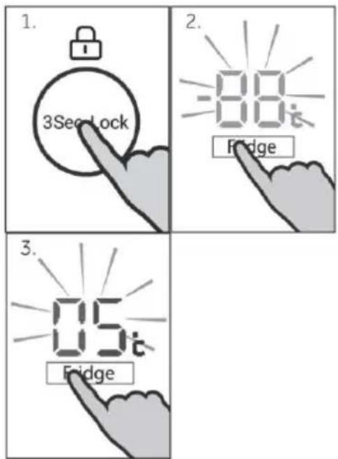 1. 3Sec Lock 2. 80K Fridge 3. 105K Fridge