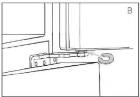 HAIER HCR5919EHMP - A) Durch Justieren der Standfüße - 1