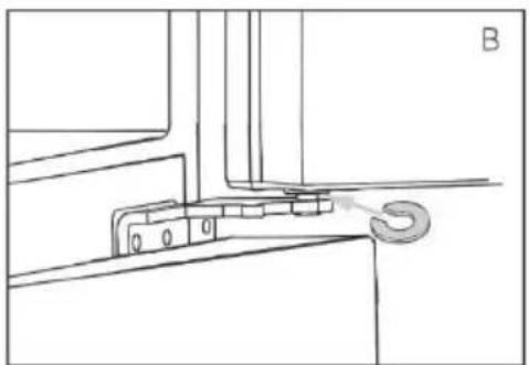 HAIER HCR5919EHMP - A) Utilizzo del piedino regolabile - 1