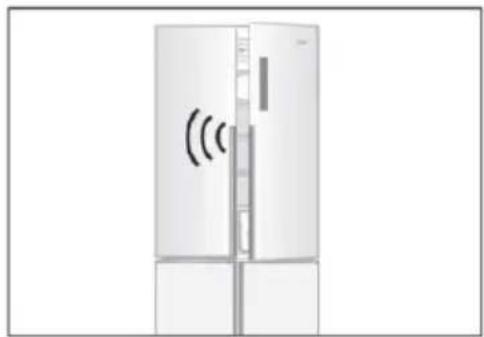 HAIER HCR5919EHMP - Durvju atvēršanas brīdinājuma signāls - 1