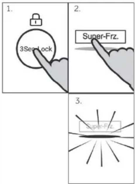 1. 3Sec Lock 2. Super-Frz. 3. Super-Frz.