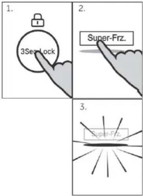 1. 3Sec Lock 2. Super-Frz. 3. Super-Frz.