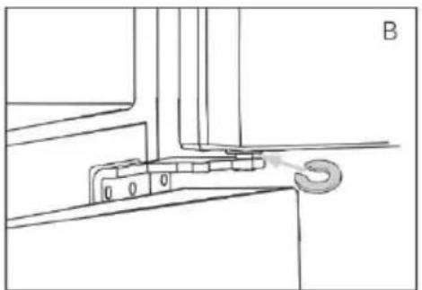 HAIER HCR5919EHMP - A) Използване на регулируемо краче - 1