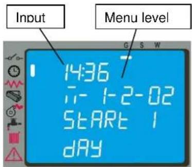 Cola Aqua Plus 23 - Menu 01 – Chrono setting - 4