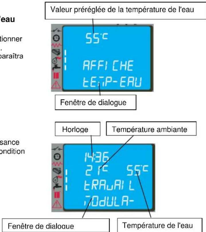 Cola Termo Focus Plus - Modification du préréglage de la température de l'eau - 1