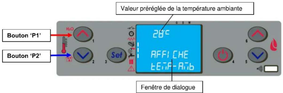 Cola Termo Focus Plus - Modification du préréglage de la température ambiante - 1