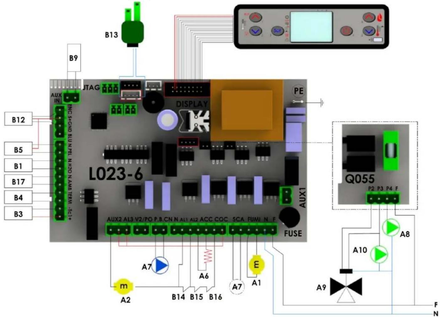 Cola Termo Focus Plus - Schema elettrico - 1