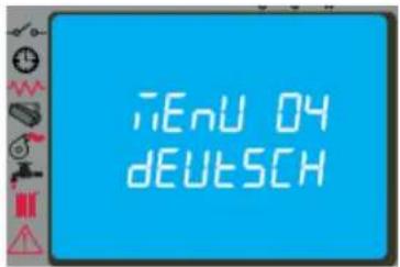 Cola Termo Focus Plus - Menü 04 – Sprache wählen - 1