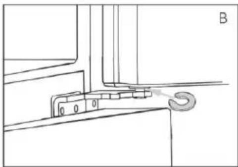HAIER HCR5919ENMP - A) En utilisant un pied réglable - 1