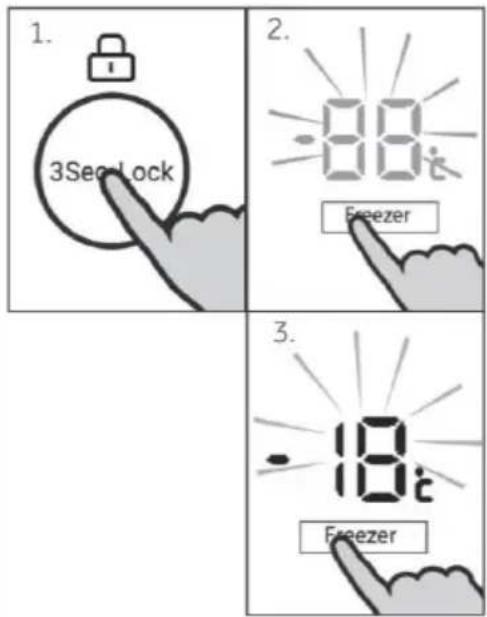 1. 3SecLock 2. 80Hz Freezer 3. 18Hz Freezer