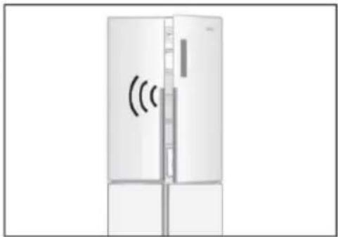 HAIER HCR5919ENMP - Alarme d'ouverture de porte - 1